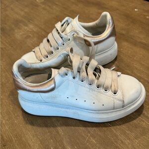 Alexander McQueen Sneaker White & Rosegold
